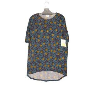 LulaRoe Irma Tunic Multicolored Hi Low Hem Womens Size XXS